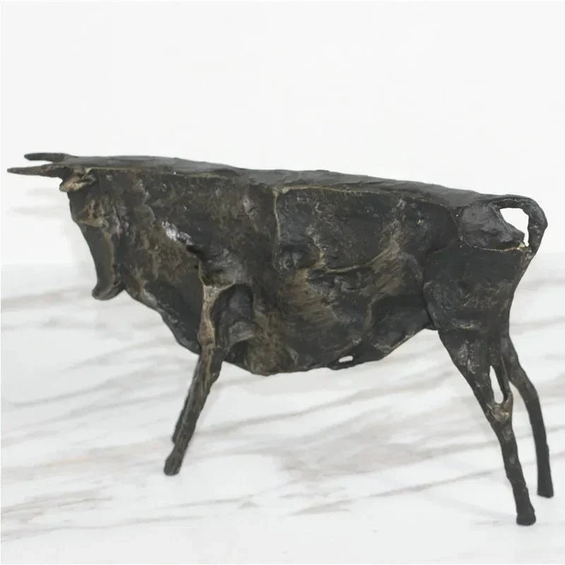 Escultura Abstrata de Touro - eFlix