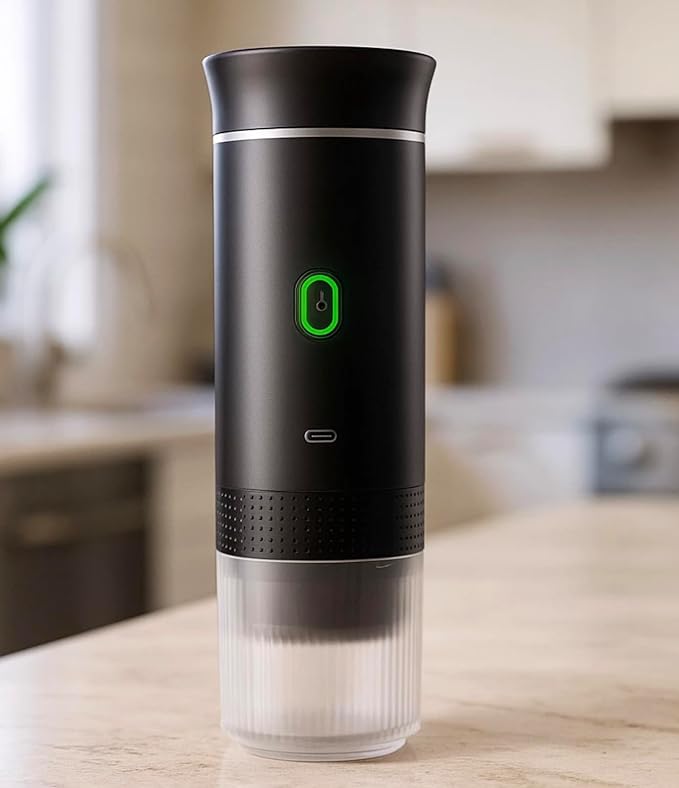 Máquina de Café Expresso Portátil 3 em 1 – liberdade para tomar o seu café em qualquer lugar ☕✨