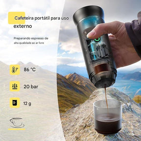 Máquina de Café Expresso Portátil 3 em 1 – liberdade para tomar o seu café em qualquer lugar ☕✨