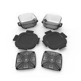 Pack 2 Tigelas De Vidro 6 Litros Para Airfryer Ninja®